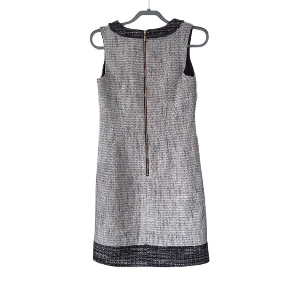 Karl Lagerfeld Tweed Office Business Casual Old Money Preppy Sheath Dress 4 - Picture 3 of 7